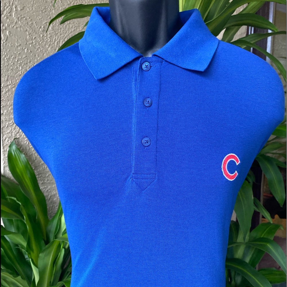 CUTTER & BUCK CHICAGO‎ CUBS POLO  BLUE